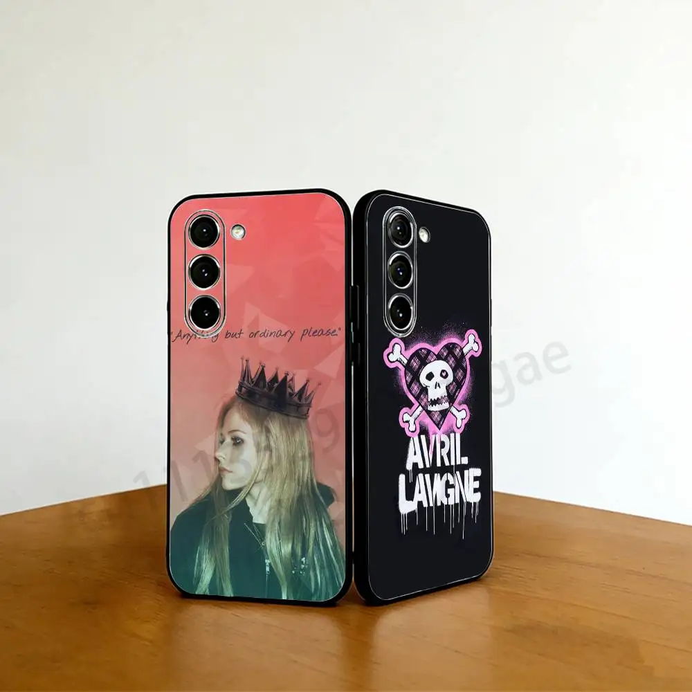 A-Avril Punk L-Lavigne Phone Case For Samsung GalaxyA53,51,72,73,31,30,42 Soft Silicone Phone Protective Case