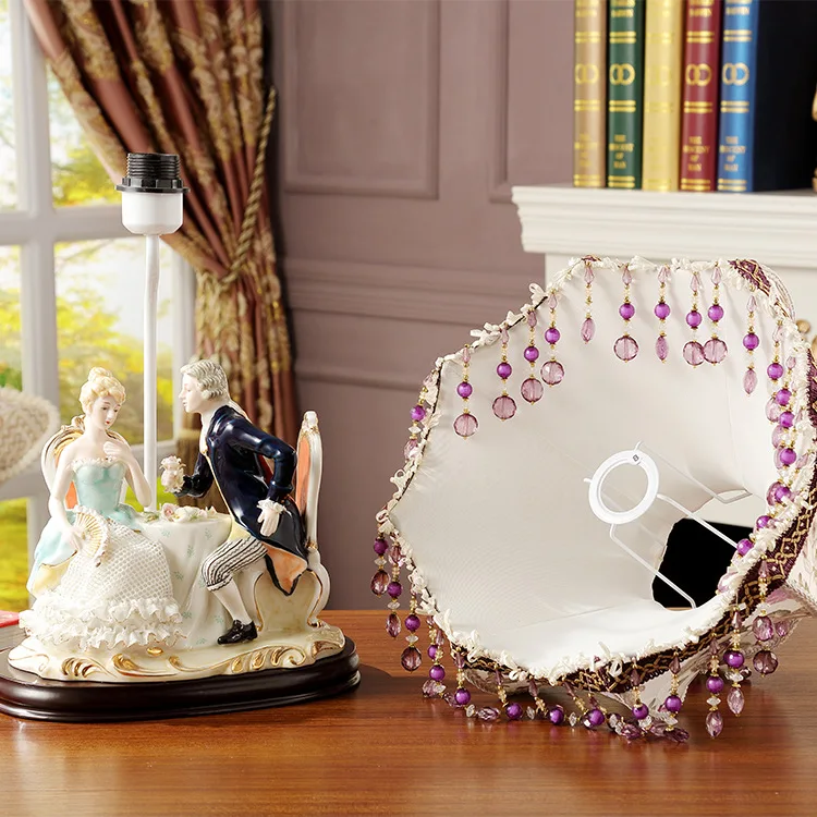 Porcelain puppet couple European ornament practical fashion creative wedding gift for newlyweds