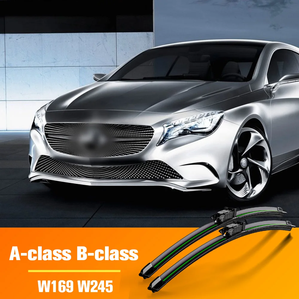 

Wiper Front Wiper Blades For Mercedes Benz A Class W169 B Class W245 Windshield Windscreen Front Window 26"+23" LHD Accessories