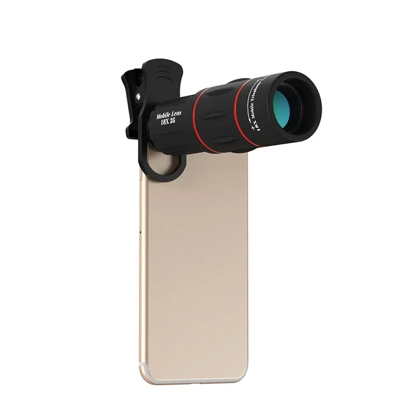 TOKOHANSUN Obiettivo zoom 18X Obiettivo per cellulare a distanza lontana per smartphone Obiettivo universale per fotocamera iPhone Xiaomi Redmi Samsung