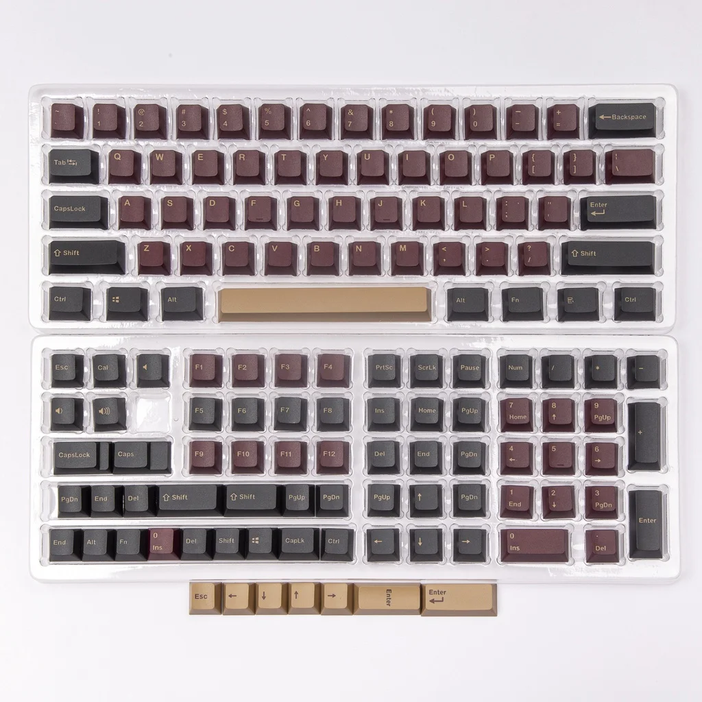 Rot Samurai keycap Doppel schuss Kirsche/OEM Profil Fit 61 68 84 87 100 104 tastatur unterstützung Alice Layout