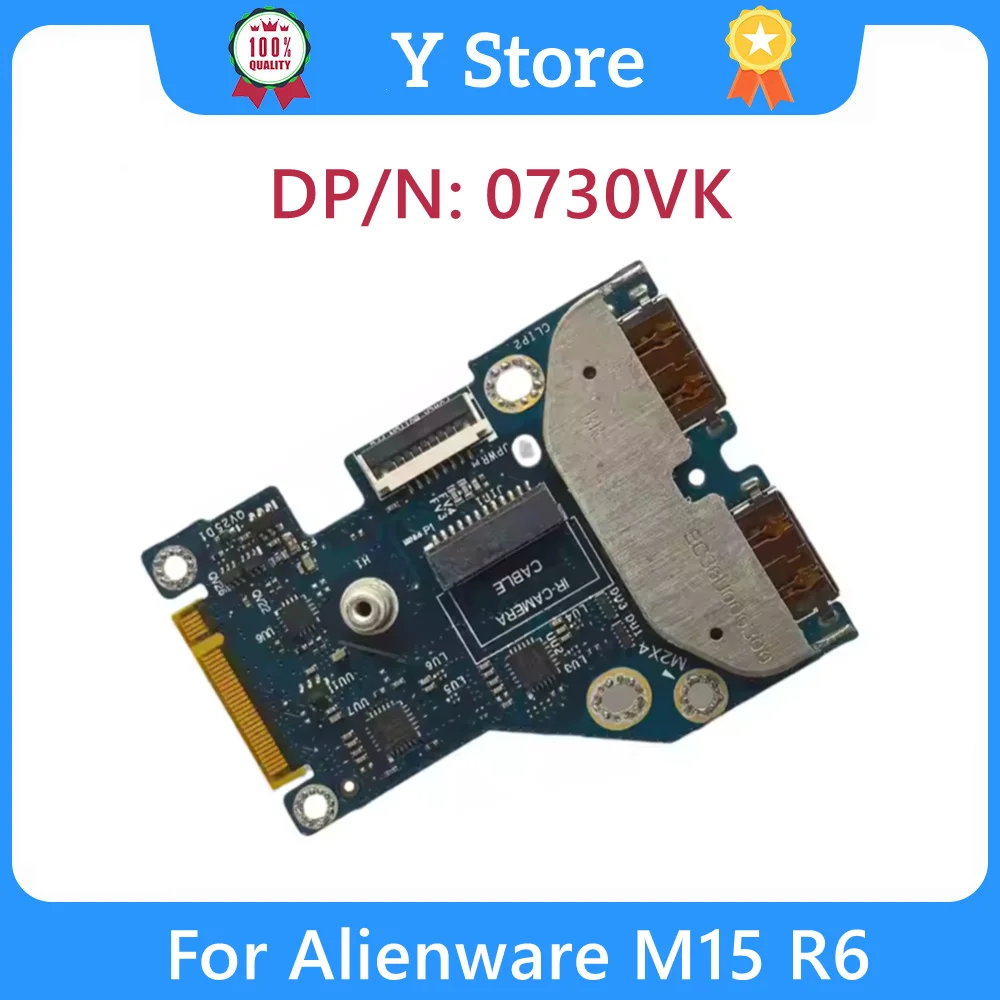 Y Store NEW Original For Dell Alienware M15 R6 USB Interface Board LS-K791P 0730VK 730VK 100% Tested Fast Ship