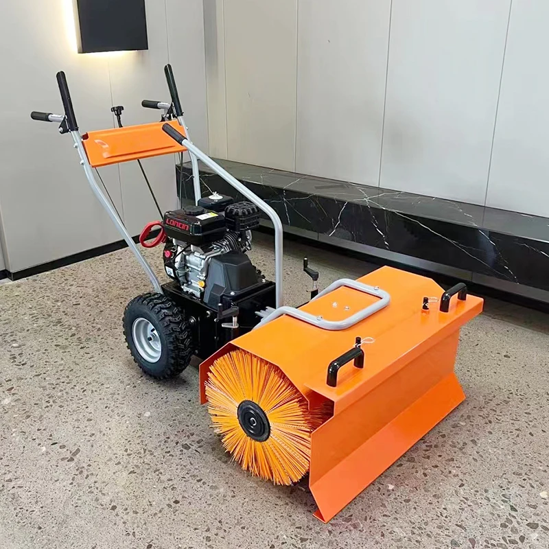 محراث ثلج صغير مثبت على الطريق مع مجمع غبار قابل للإزالة ومجرفة ثلج #3