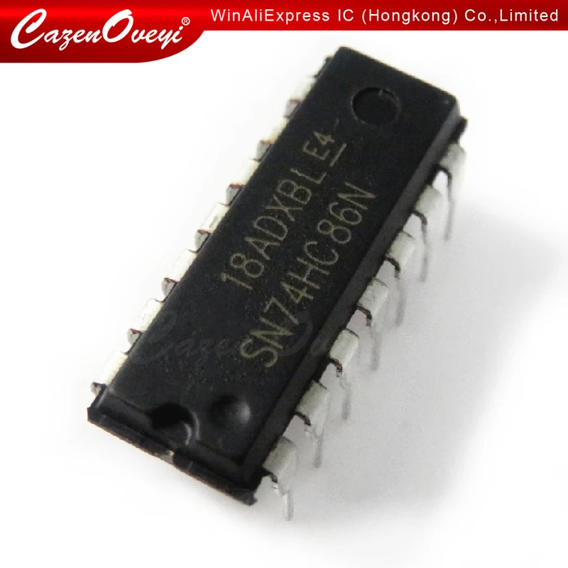 10pcs/lot 74HC86N SN74HC86N 74HC86 SN74HC86 DIP-14  Gates QUAD 2-INPUT EXCLUSIVE-OR GATE new original In Stock