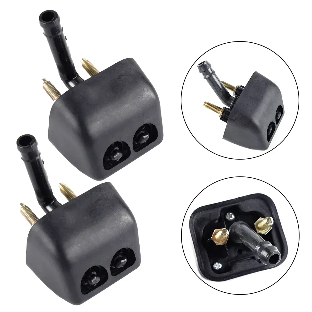 1 Pair Headlight Lamp Washer Nozzle Jet Fit For Pajero Montero V73-V77 Left & Right Plastic Car Front Windshield Washer