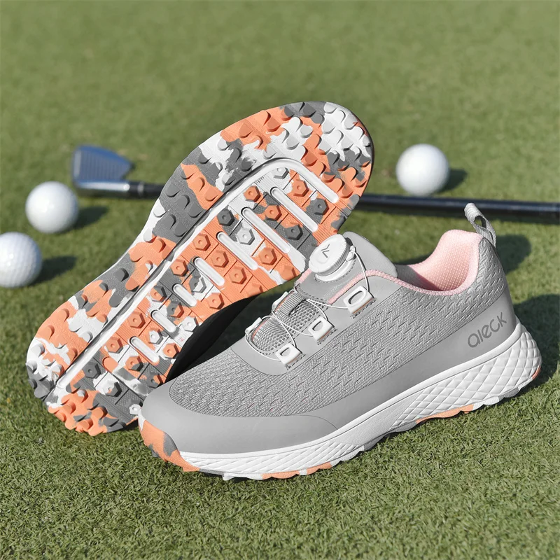 LiXingMing Golf Shoes Men Women Professional Couple Golf Spikeless Sneakers Parent-child Non-Slip Breathable Golfer Footwear