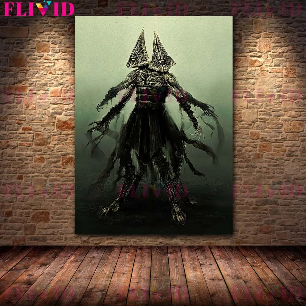 Libra,Cancer,Gemini,Taurus Horror Vintage Wall Art Canvas Print Devil Yellow Island Twelve Palaces Art Poster Print Home Decor