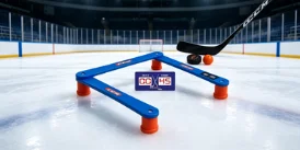 Intelligent Robotic Ice Hockey Training Device Digital Stickhandling Practice Trainer Gear