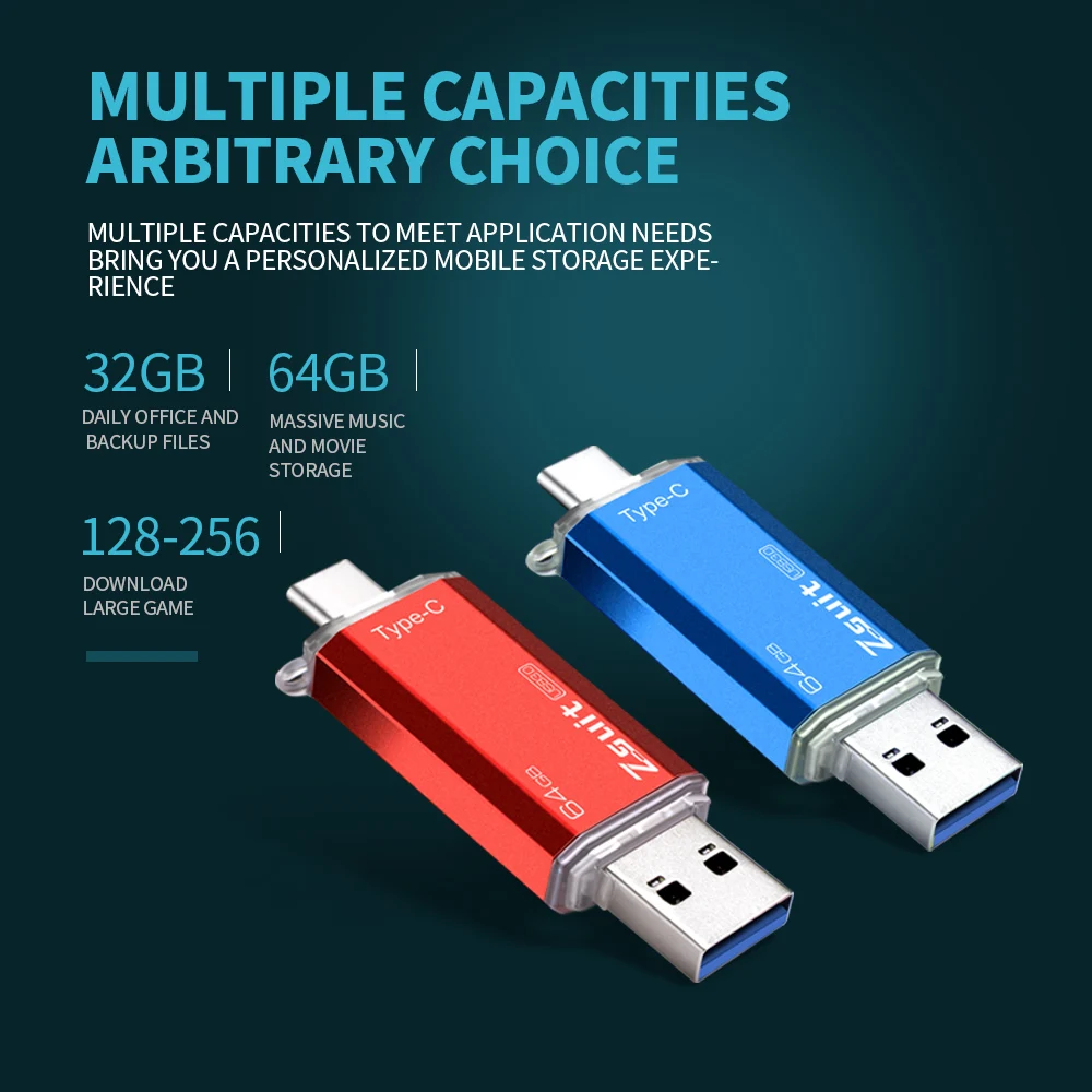 10 teile/los Typ-C-Flash-Laufwerk 16GB 32GB Metall otg 2 in 1 USB-Stick 3.0/2,0 Memory Stick USB-freies Logo Cle USB wasserdicht u Disk