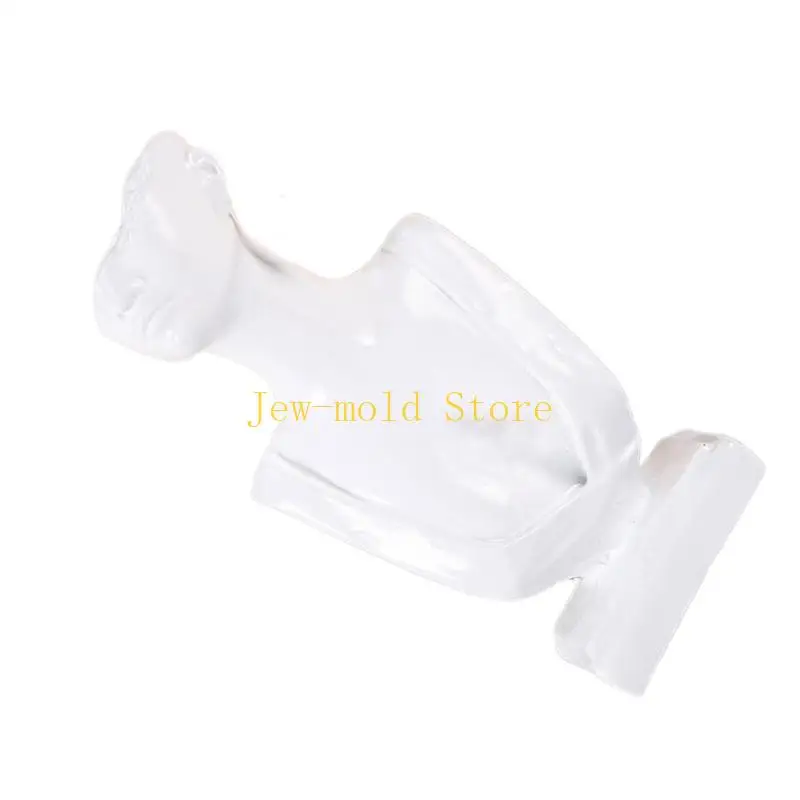 

C71B Neck Model Stand Necklace Bust Stand Jewelry Model Earrings Display Stand Resin Texture for Jewelry
