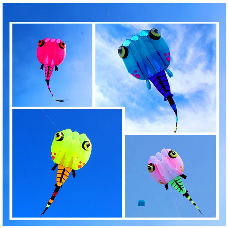 free shipping tadpole kite flying soft kites for adults reel professional wind kites factory animal kites windsurf Child kite