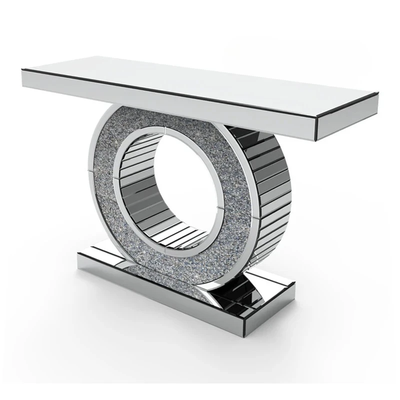 

European-style entrance foyer modern living room strip case light luxury end view platform entrance cabinet can be customized