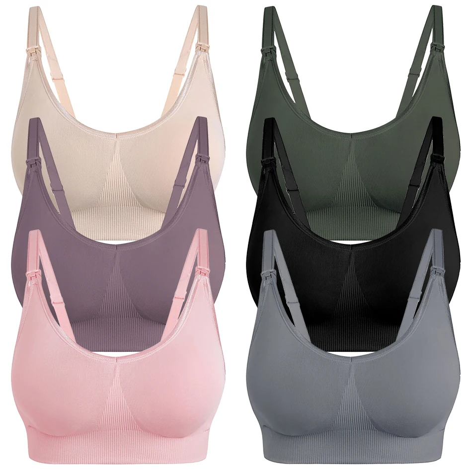 Pregnant Women Convenient Breastfeeding Bra No Steel Ring No Binding High Elasticity Comfortable and Anti Sagging Women Bra