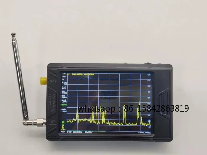 4-Inch Screen, Handheld Spectrum Analyzer 100k-5.4GHz 7.3GHz Signal Source