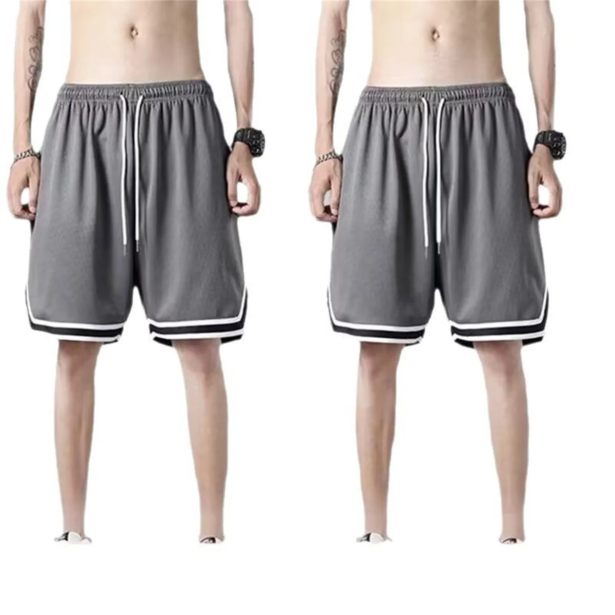 Exquisite Functional Sports Running Shorts Fitness Training Men's Quick Drying Ball Knee Length Pants Outdoor Jogging Sportswear