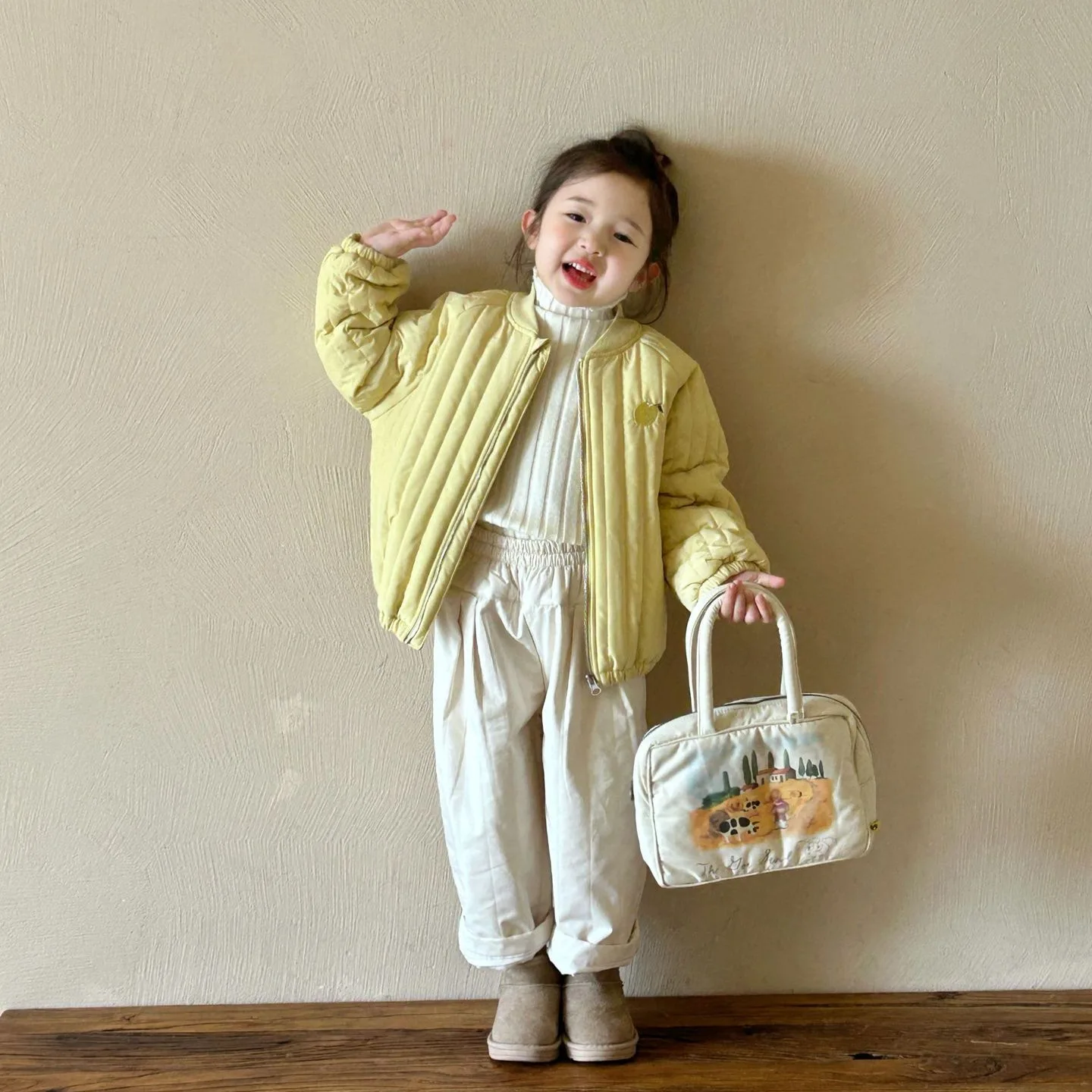 Kids Clothing Autumn Thickened Down Cotton Girl Jacket Baby Children Warm Coat Toddler Kids Outwear Children Clothes Winter