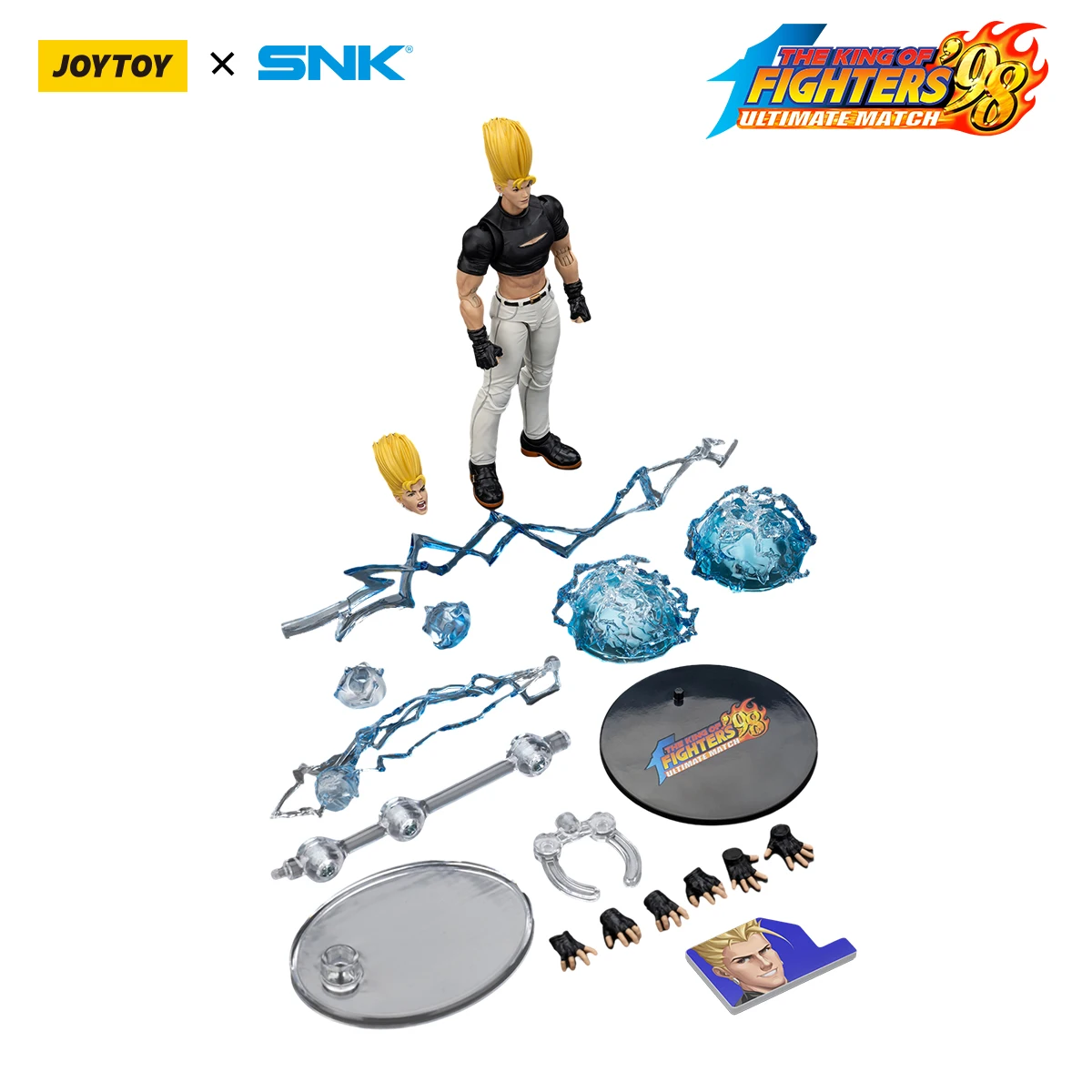 

Шарнирная фигурка JOYTOY The King of Fighters '98 Ultimate Match, Hero Team — Kyo Kusanagi, Benimaru Nikaido SNK 1/18