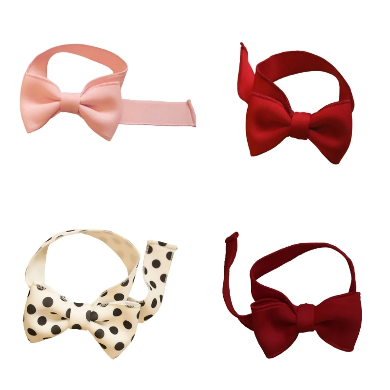 Bowknot Hair Band Soft Headwear for Girl Infant Headbands Toddlers Newborns Hairbands Hair Accessory Photography Props image 2