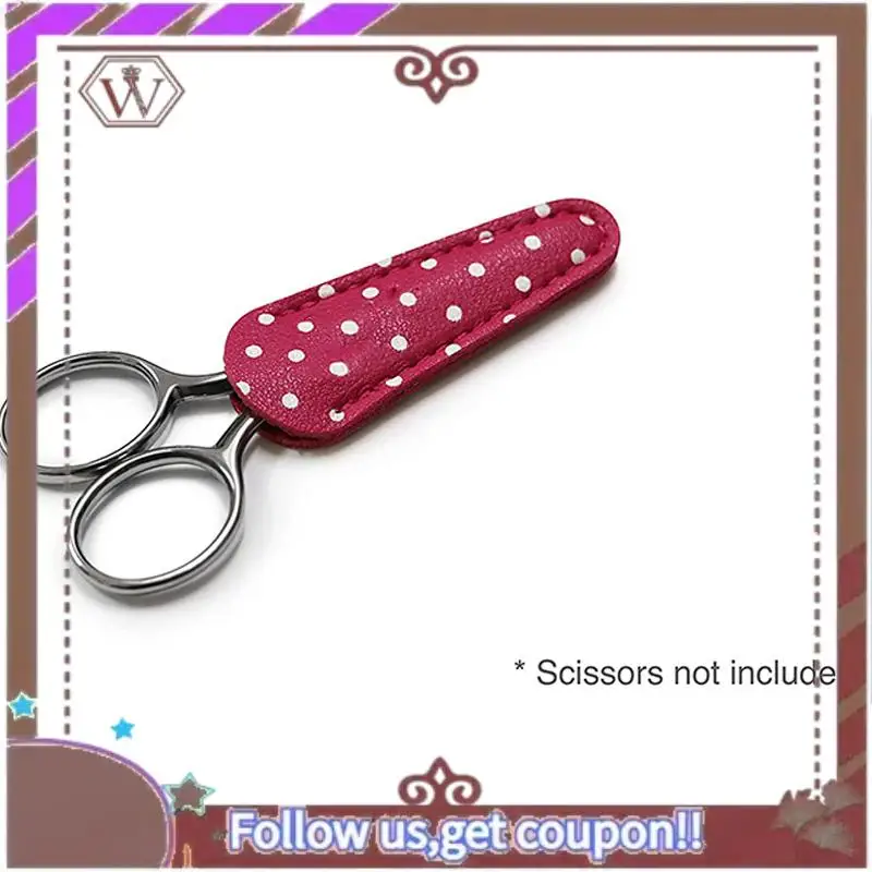 Latest Scissors Sheath Safety Leather Scissors Cover Protector Sewing Scissor Sheath(3-Piece)