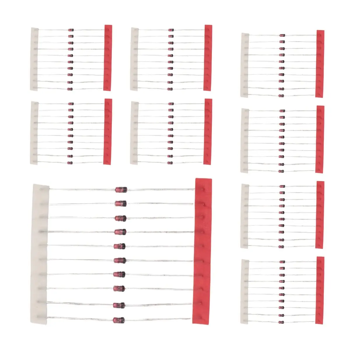 DTD107 Hot Sale-250PCS 1W Zener Diode Assorted Kit 3V-33V, 25 Values Assorted Assortment Set, Electronic Component DIY Kit 1N47