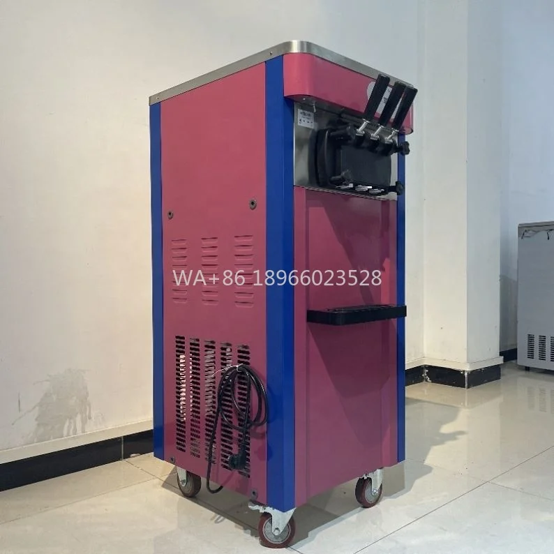 

Cream Machine Soft Ice Cream Making Machine Commercial Three Flavors Soft Serve Ice