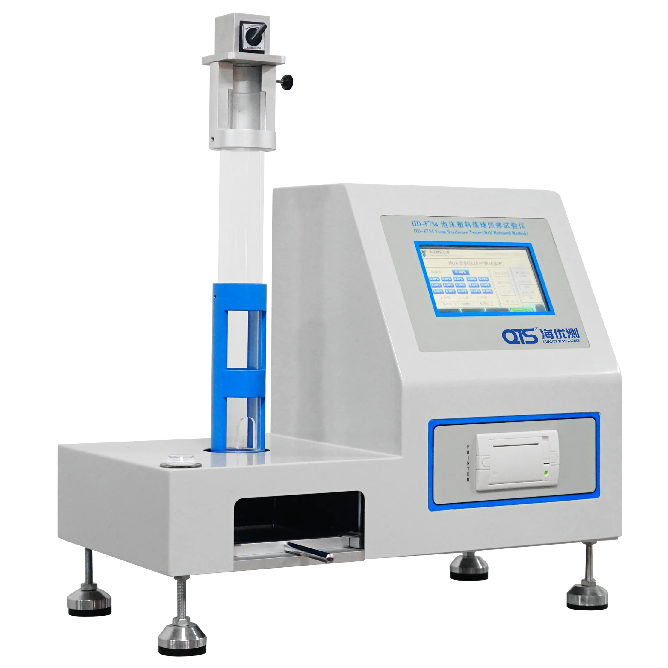 Professional Foam Drop Ball Rebound Resilience Tester Drop Ball Impact Tester