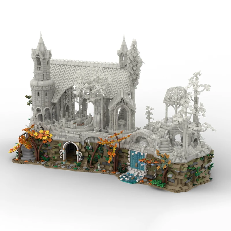 Bloc de construction MOC, nouveau produit exquis, modèle de scène d'anneau, technologie d'extension de base Ruiwen, jouet modulaire pour enfants, assemblage à monter soi-même