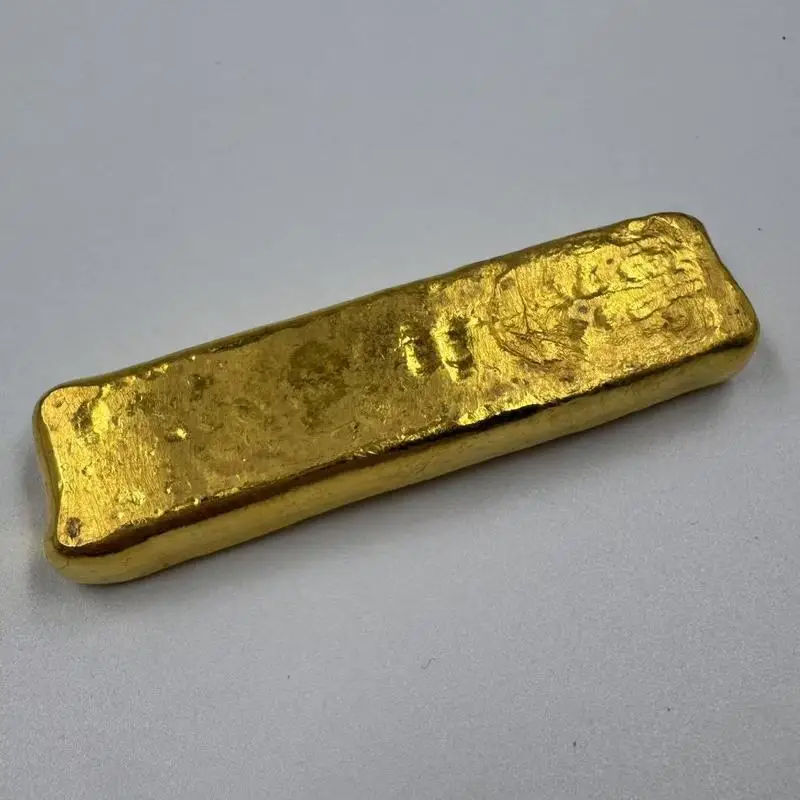 Handcrafted ingot made of thickened brass not real gold J4 J29