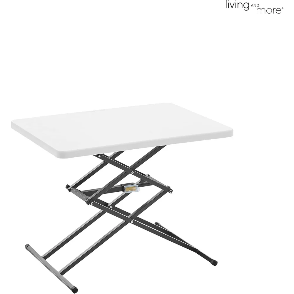 Tavolo vassoio TV portatile da 28 pollici ad altezza regolabile per attività personali, sala da pranzo e multiuso