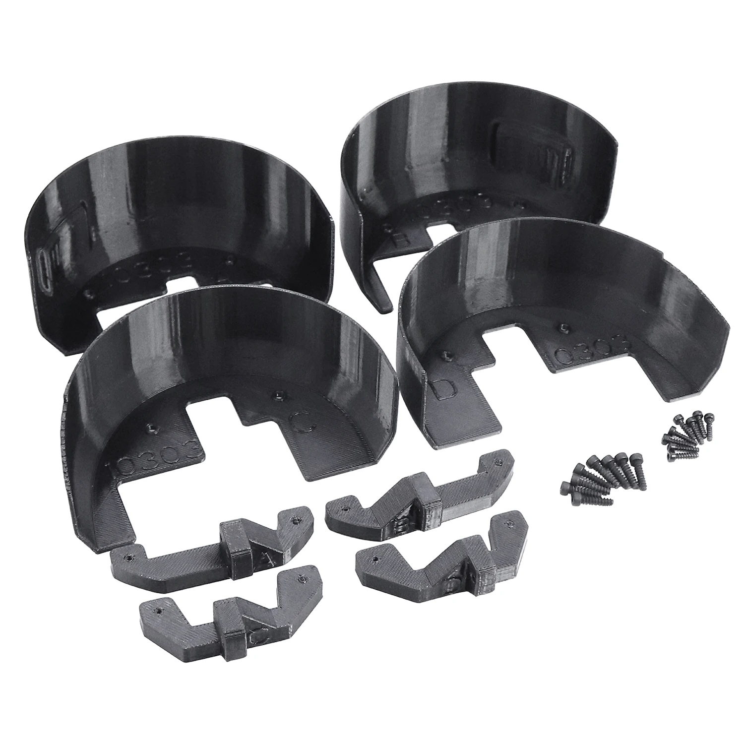 MJX 10303 Simulation Vorne Hinten Kotflügel Kotflügel Futter Für Mjx 10303 Hyper Go 1/10 High Speed Drift RC Auto Upgrade Teil