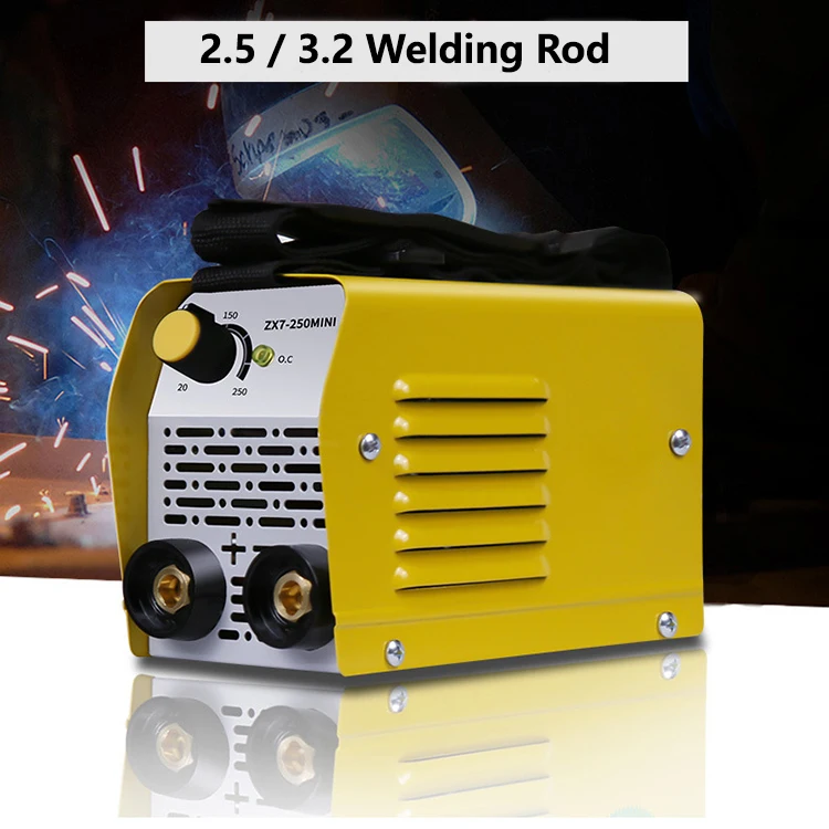 New Design 220v/110v Household All-copper Handheld Small Portable Industrial Grade Electric Dc Welding Machine With Welding Rod