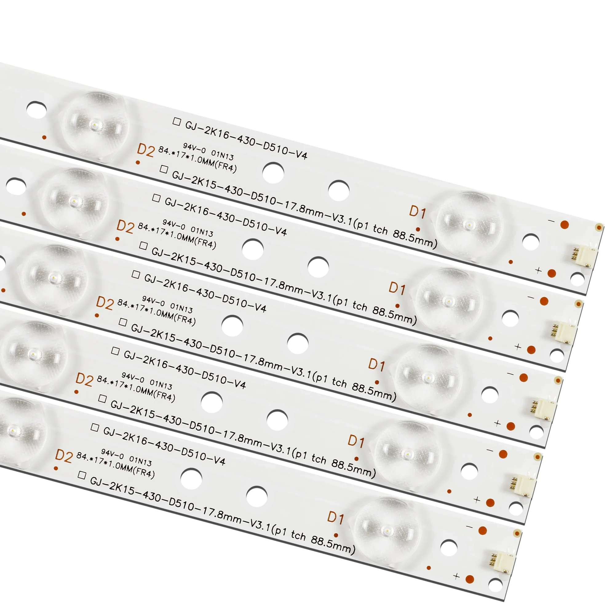 

8kits LED Backlight strip 10 Lamp For Aoc LE43S5977 Le43s5760 Le43d1452 Le43d1442 le43s5970 43pfg5000 43PFG5100 43PFG5002