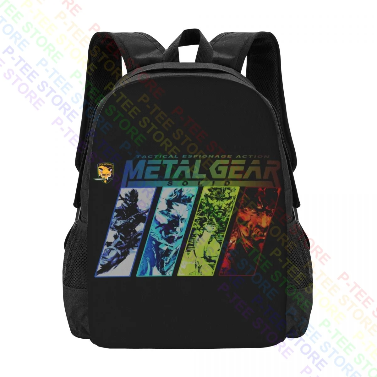 Metal Gear Solid V2 Computer GameBackpack Large Capacity Softback Sports Style