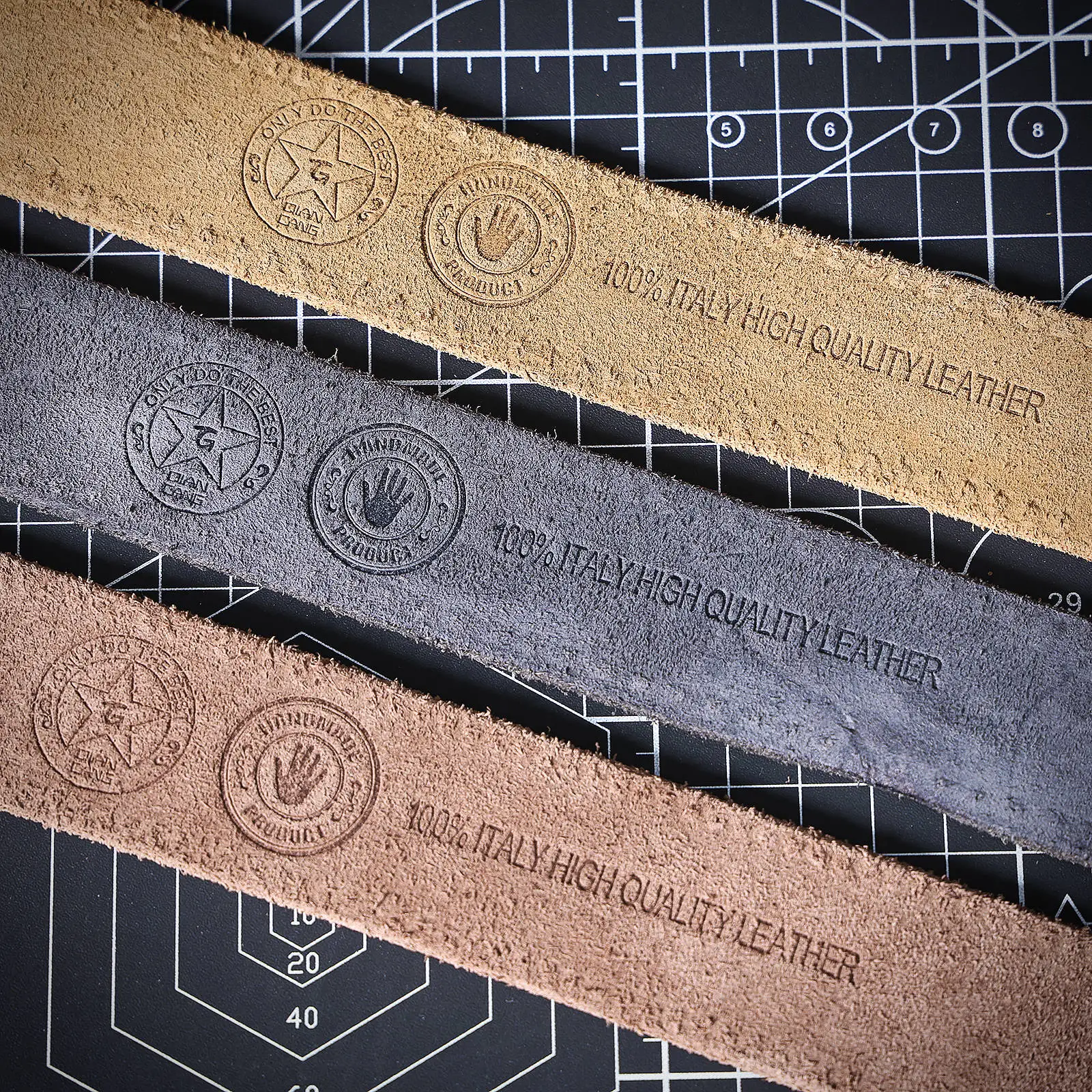 Echtleder-Herrengürtel aus Rindsleder, italienisches dickes Leder mit Geschenkbox, vielseitiger Retro-Jeansgürtel für Herren, ideale Wahl als Geschenk. – Detail 13