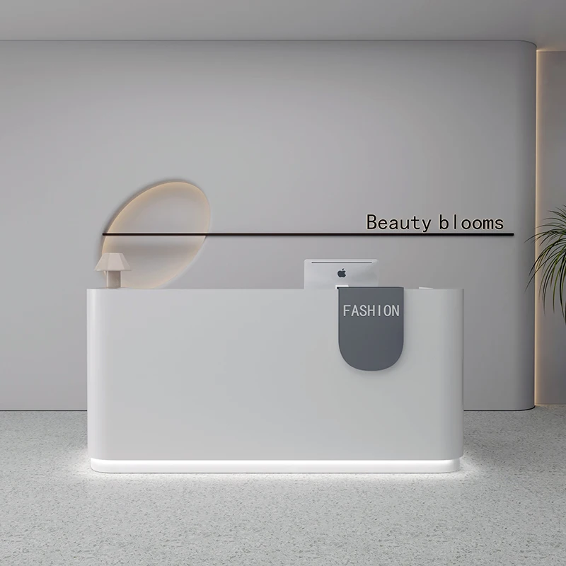 Nordic Minimalism Reception Desks Simple Modern Outfit Shop Beauty Salon Counter Customer Center Atril Furniture 접수카운터 FYRD