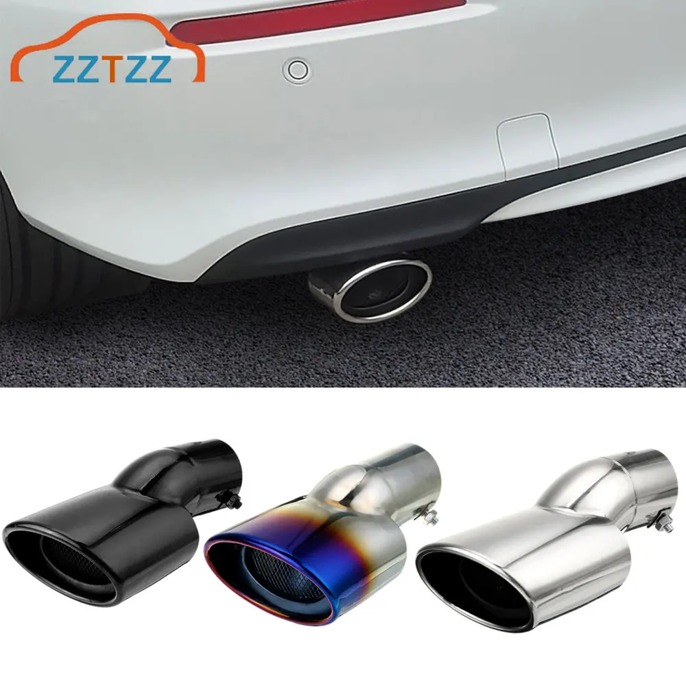 Ponta de escape universal para honda civic 10th gen 4dr sedan 2016 2017 acessórios exteriores silenciador traseiro ponta tubo final