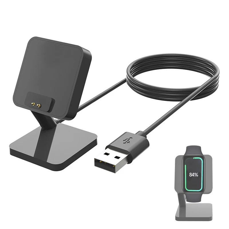 Desktop Stand Charger Adapter USB Charging Cable Charge Holder For Xiaomi Mi Band 9/8/Pro/Active NFC Smart Miband 8Pro Wristband