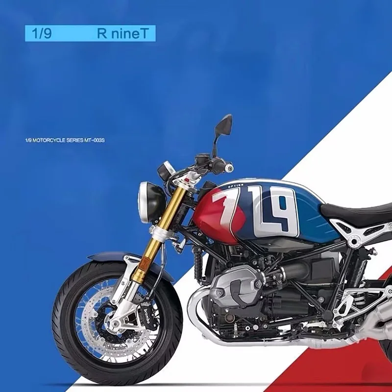 

1:9 R NINE T Alloy Cruise Sports Motorcycle Model Diecast Metal Classic Street Racing Motorcycle Model Sound and Light Kids Gift