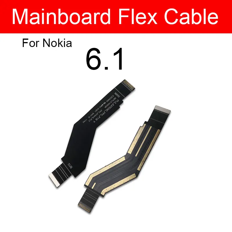 Main Connector Motherboard Flex CableFor Nokia 2 2.1 3 3.1 5 5.1 6 6.1 7 7.1 8 8.1 Plus X3 X5 X6 X7 Mainboard Flex Ribbon Repair