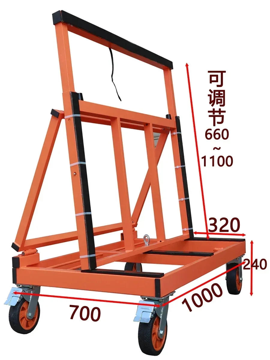 TAO Folding multifunctional doors and windows glass stone plate ceramic tile heavy-duty handling turnover trolley