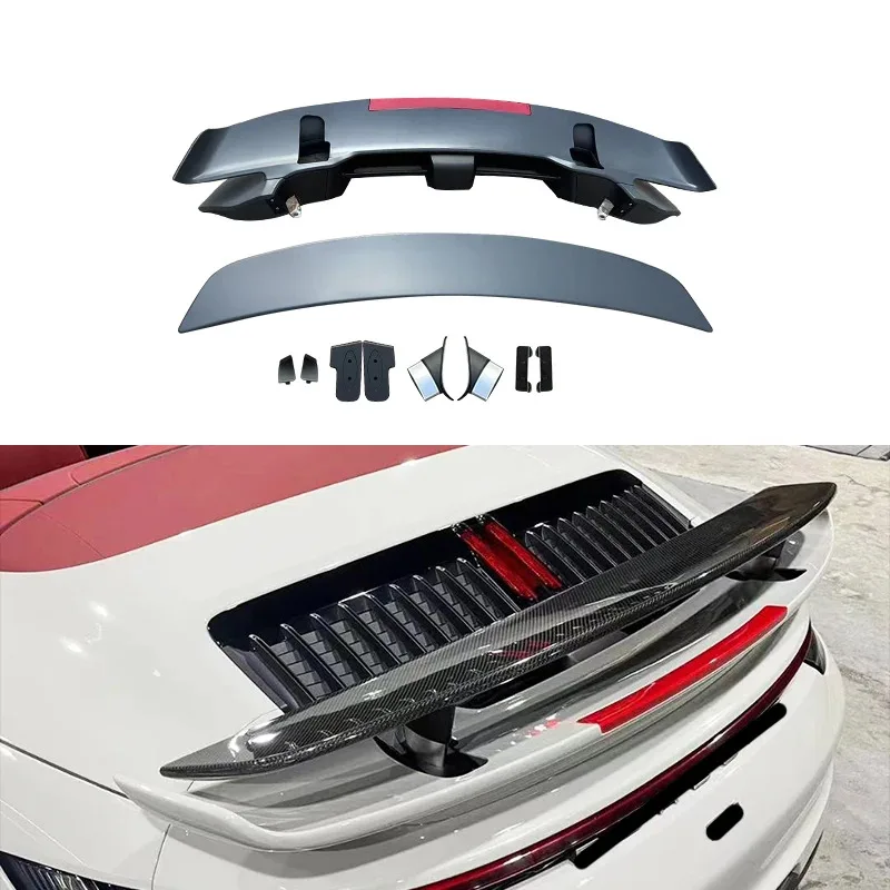 

Rear Tail Decorative Panel Modification Kit Carbon Fiber Sports Appearance Upgrade for 2019-2025 911 992 TurboS