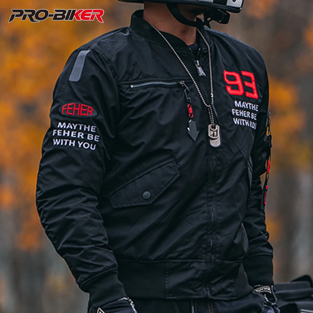 

Motorcycle Jacket Pilot Jacket Motorcycle Four Seasons Removable Inner Liner Waterproof Jacket