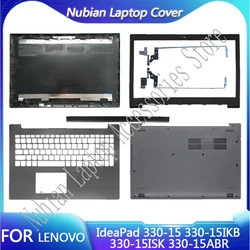 NOVO Para Lenovo IdeaPad 330-15 330-15IKB 330-15ISK 330-15ABR Laptop LCD Tampa traseira/moldura frontal/dobradiças/Palmrest/Caixa inferior preta