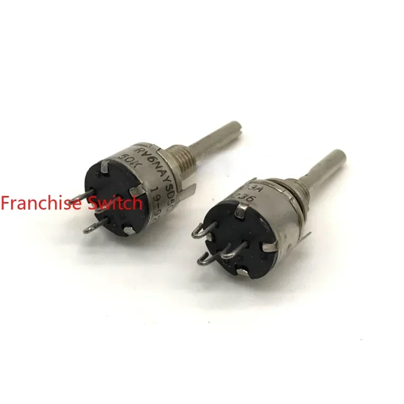 

Adjustable Resistance RV6NAYSD503A50K Conductive Plastic Singleturn Potentiometer