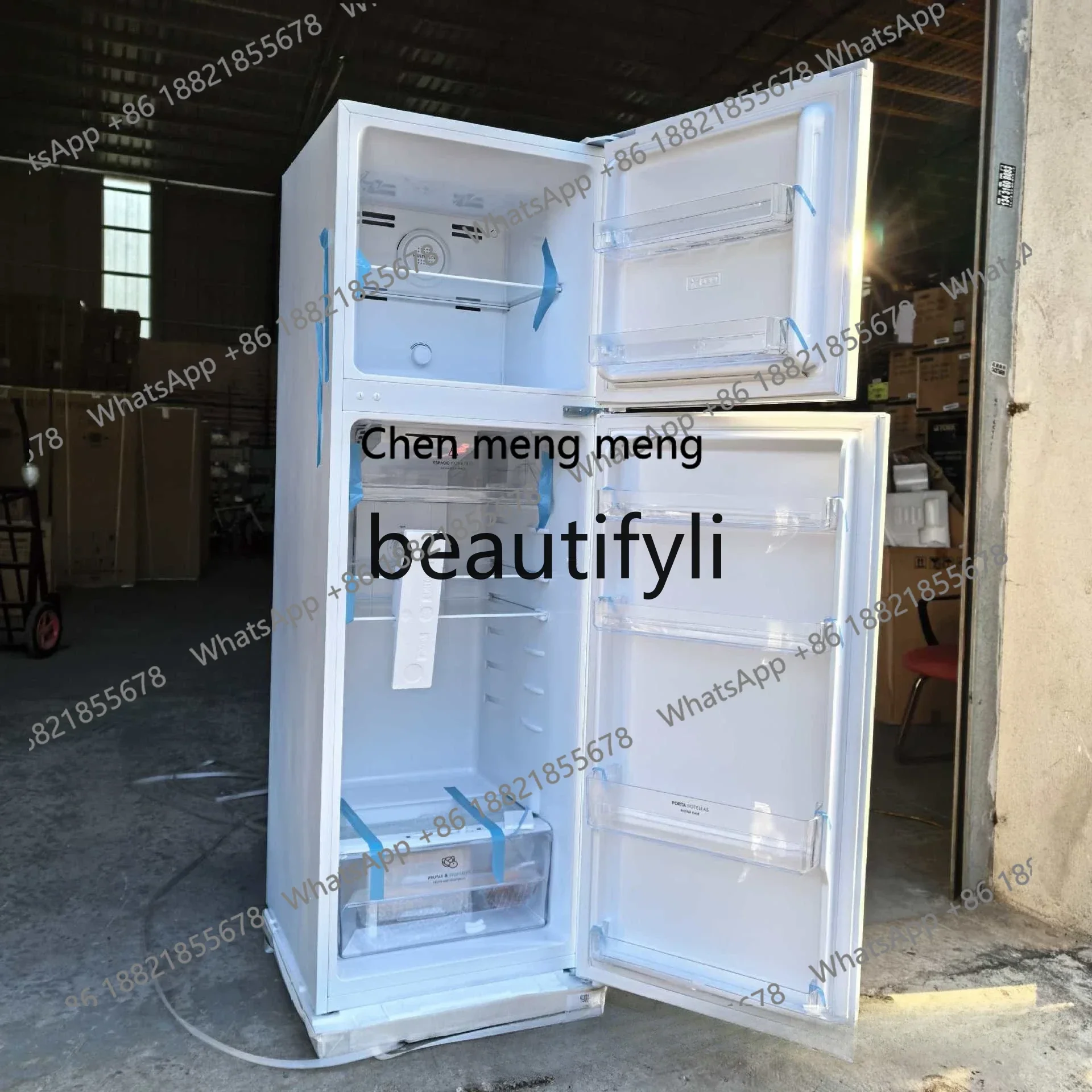 ثلاجة تبريد الهواء ببابين بسعة كبيرة 110 فولت 60 هرتز FC2-320 ثلاجة ببابينX