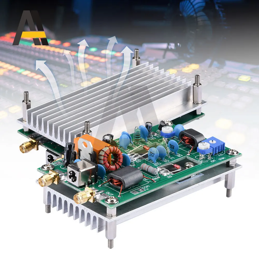 30W 3-28MHz Shortwave Power Amplifier Board CW SSB Linear High Frequency Power Amplifier Finished Module DC12-13.8V