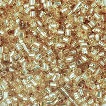 Louleur 銀色內芯管狀捷克玻璃珠,適用於珠寶製作、包包、服裝縫紉、DIY手鍊等,批發 10 最佳銷售 管珠 - №9