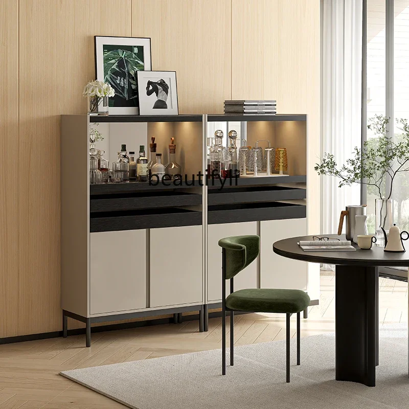 

yj7 Italian minimalist living room, coffee cabinet, tea cabinet, kitchen locker, dining room storage side cabinet
