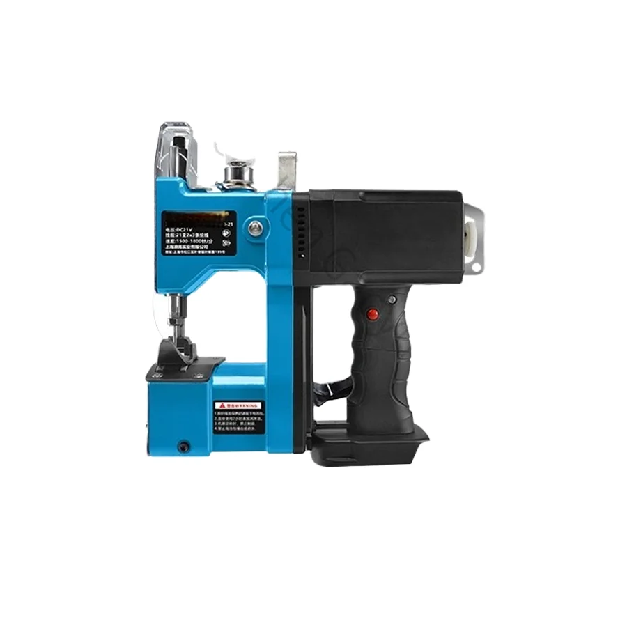 Handheld Electric Bag Sewing Machine Wireless Charging for Woven Rice Bag Fast Sealing Packing Jute Sack Industrial Sewer