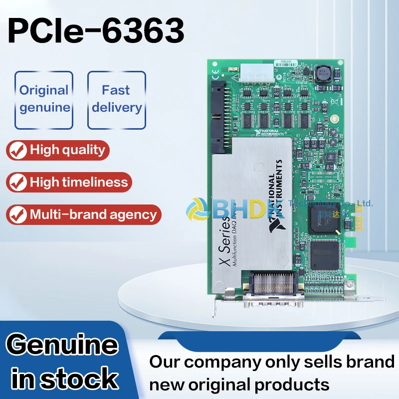 FOR NI PCIe-6363 Multifunction DAQ Card 32CH 16Bit 2MS/s AI 4CH AO 48CH DIO For Test Automation
